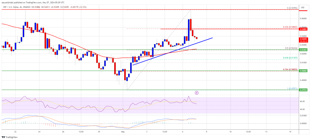 XRP Price Prediction – Can 100 SMA Trigger Another Steady Increase