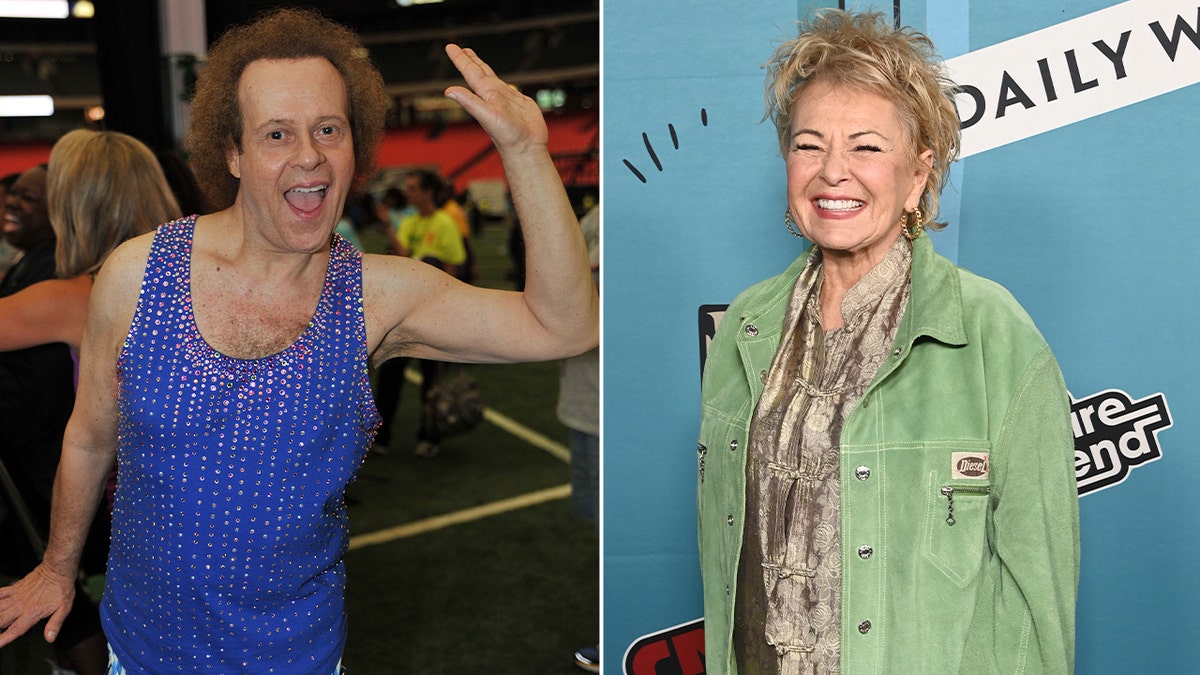 Richard Simmons claims Roseanne Barr tried to ‘force feed’ him on her talk show